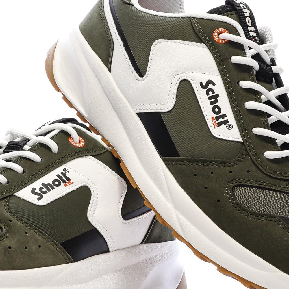 Baskets Kaki Homme Schott Maki 7