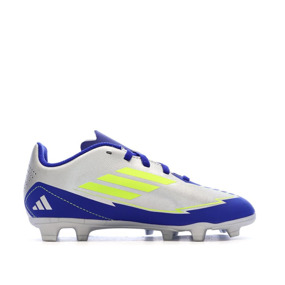 Chaussures de football Bleu/Gris Argent Garçon Adidas F50 Club 2