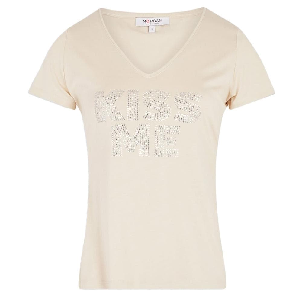 T-Shirt Beige Femme Morgan DBISOU 2