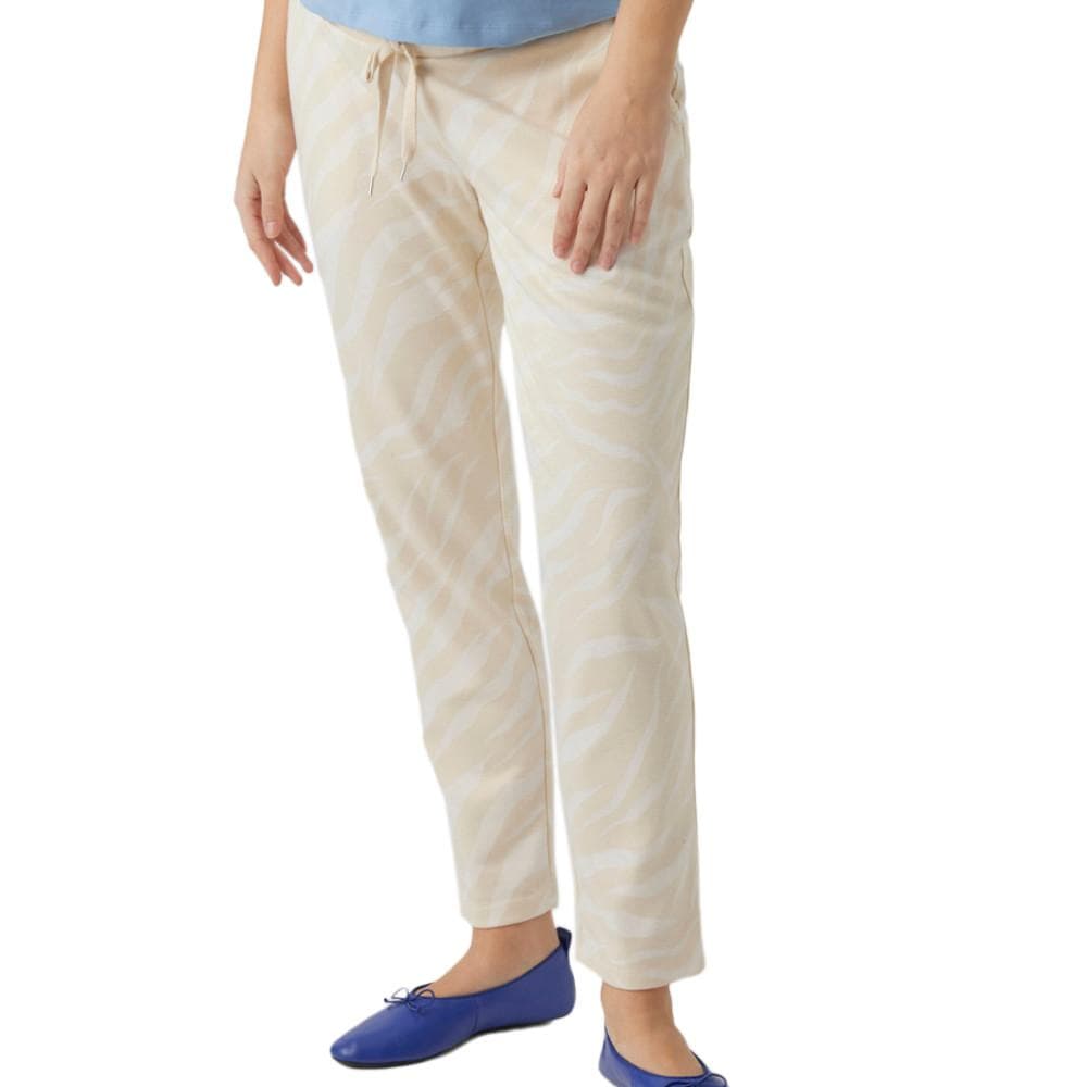 Pantalon Beige Femme Mamalicious Lyates 1