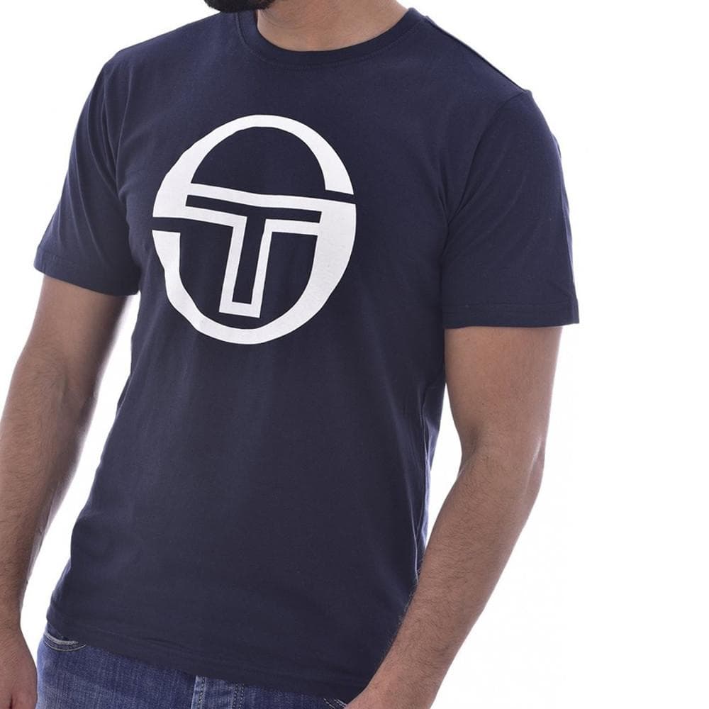 T-shirt Marine Homme Sergio Tacchini Stadium ST-103.10008-NAV 1