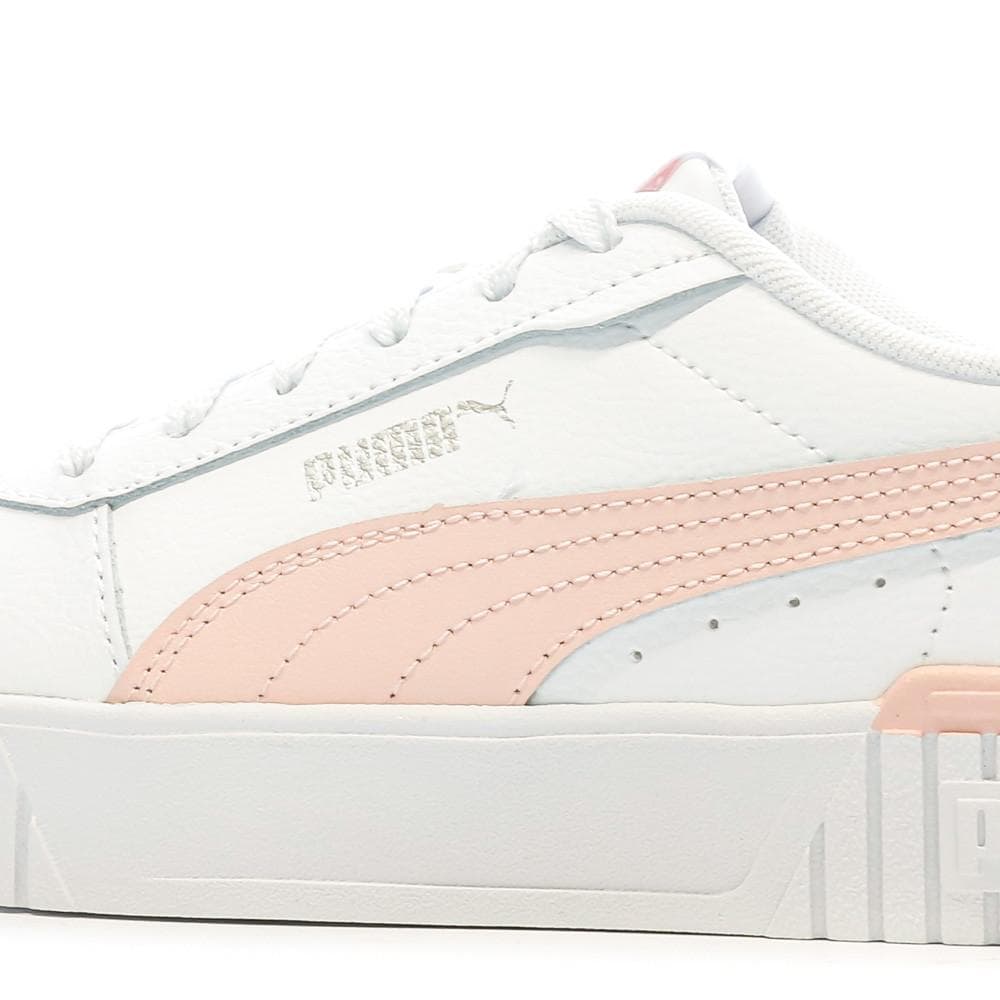 Baskets Blanches/Rose Femme Puma Carina 2.0 7