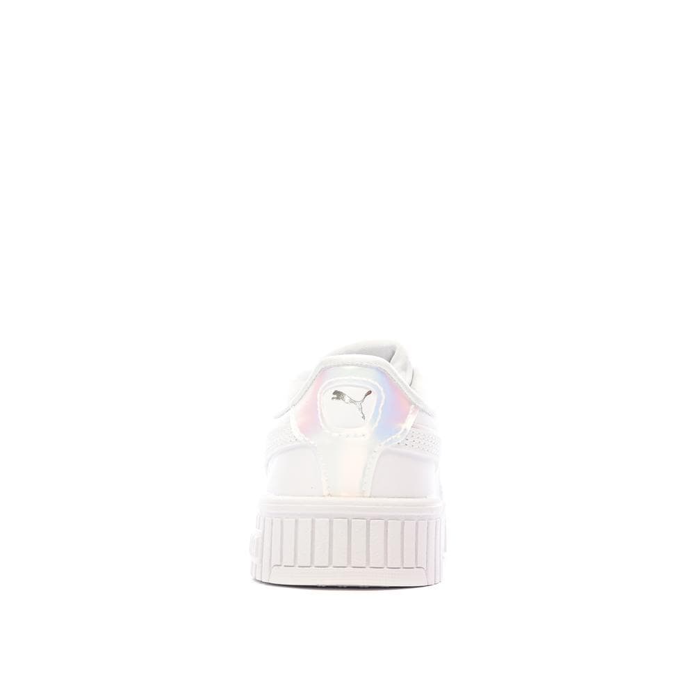 Baskets Blanches Fille Puma Carina 2.0 Holo 3