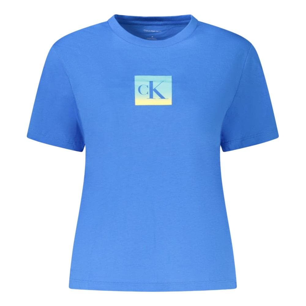 T-Shirt Bleu Femme Calvin Klein Jeans Classic 1