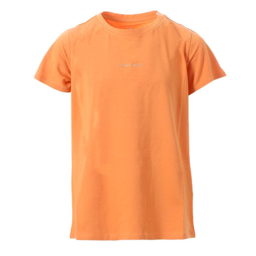 T-shirt Orange Fille Teddy Smith Ribelle 1