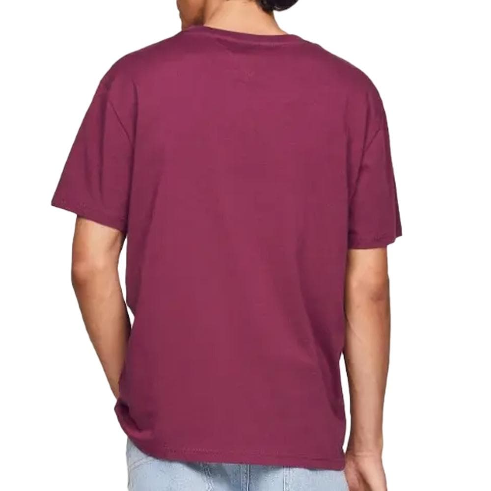 T-shirt Bordeaux Homme Tommy Hilfiger Dna 2