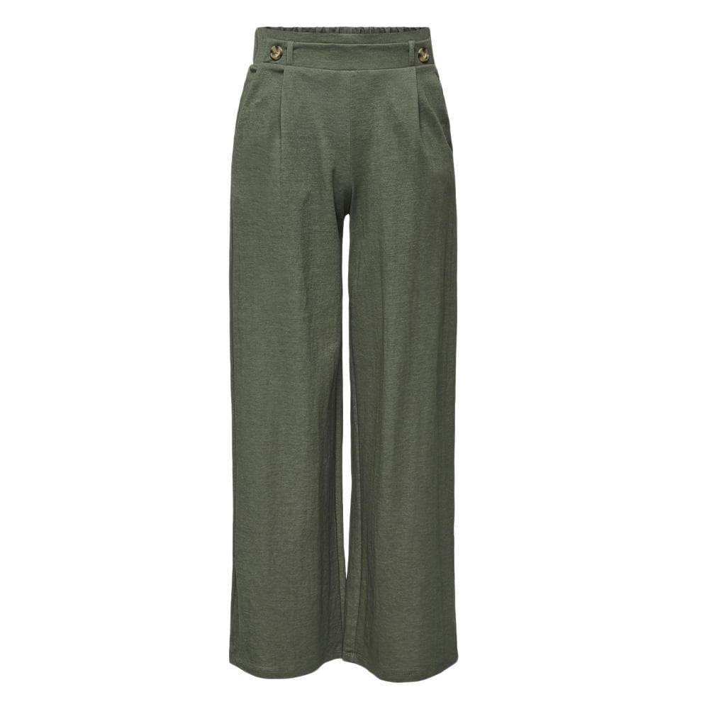Pantalon Fluide Kaki foncé Femme JDY Geggo 3