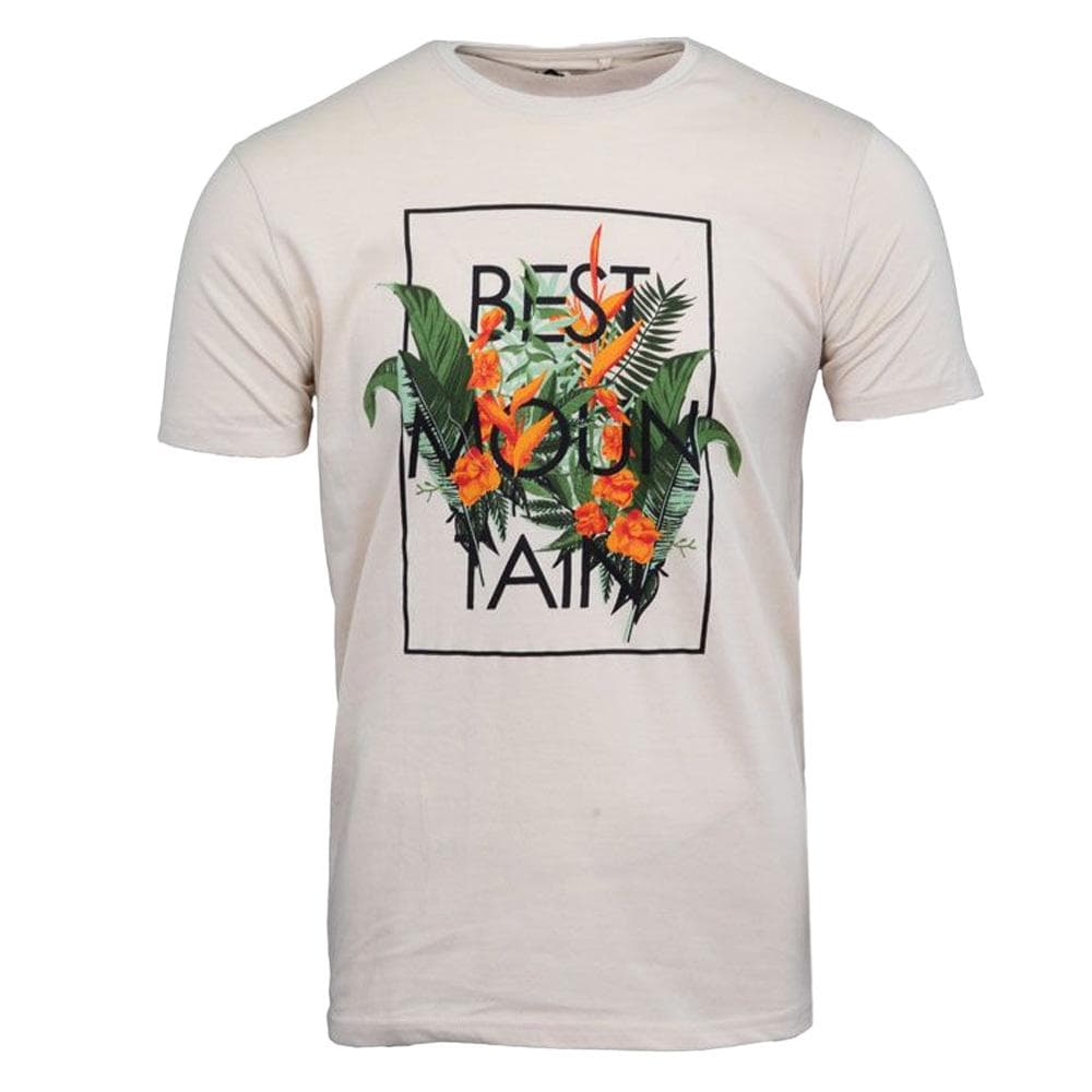T-shirt Beige Homme Best Mountain 1015 1