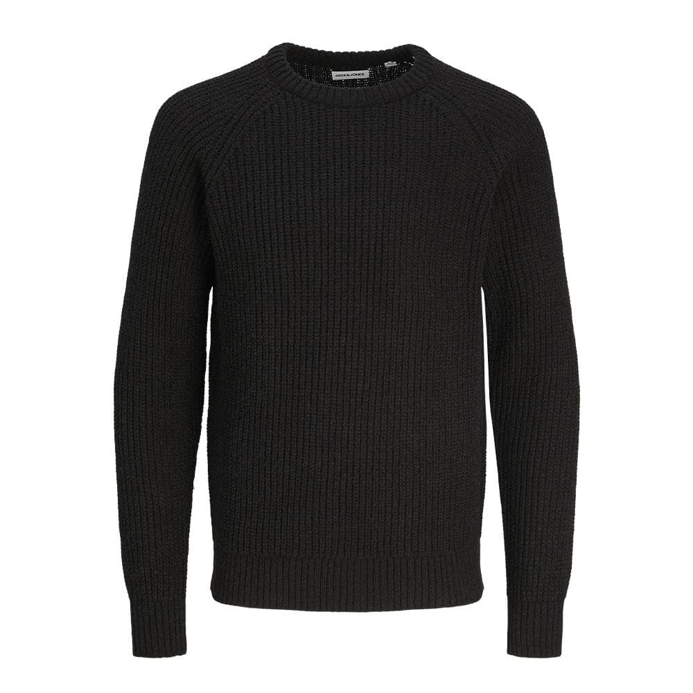 Pull Noir Garçon Jack & Jones Crew Neck 1
