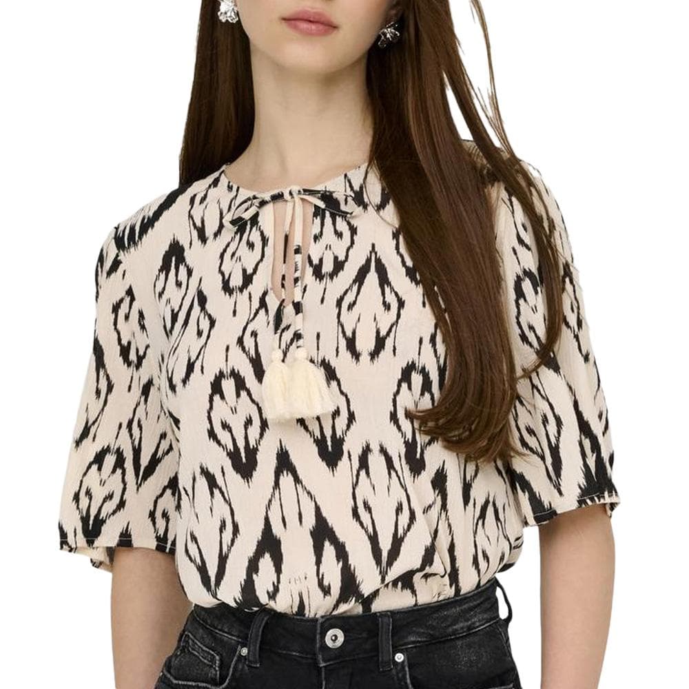 Blouse Beige/Noir Femme JDY Bree 1