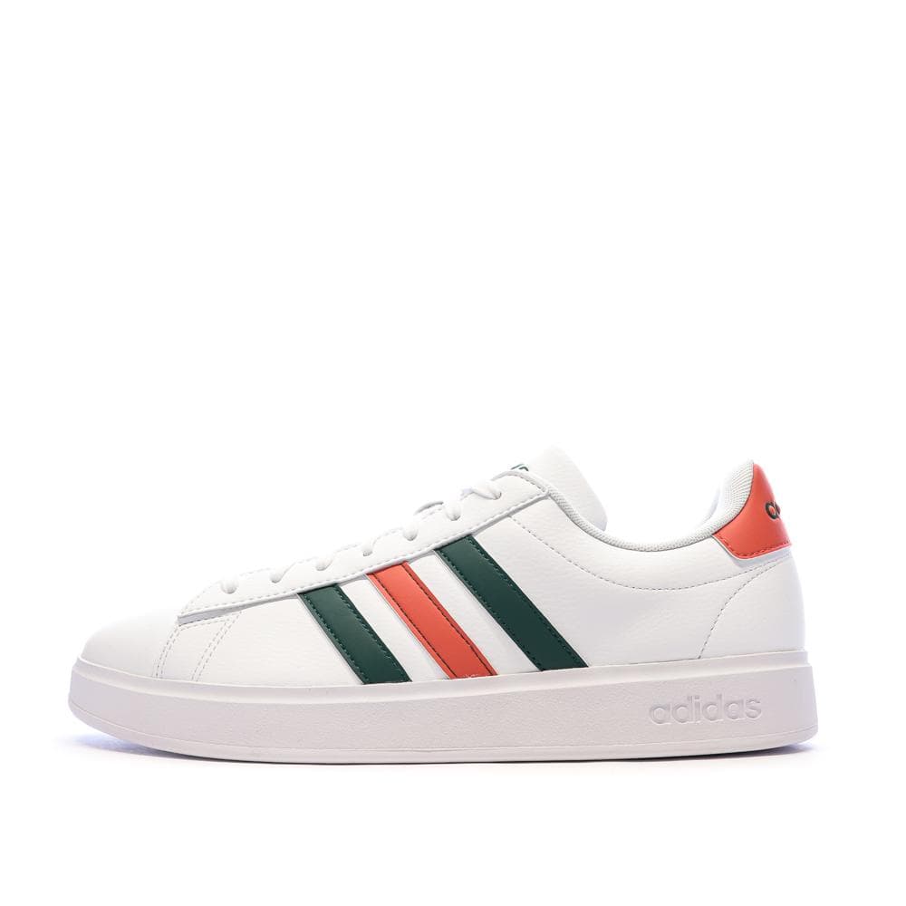 Baskets Blanc/Noir/Rouge Homme Adidas Grand Court 2.0 1
