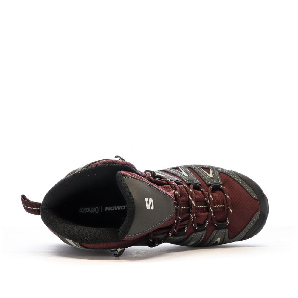 Chaussures de randonnée Grise/Bordeaux Femme Salomon Pioneer 4