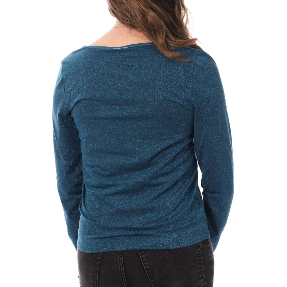 Pull Bleu Femme Vila Viluxi 3