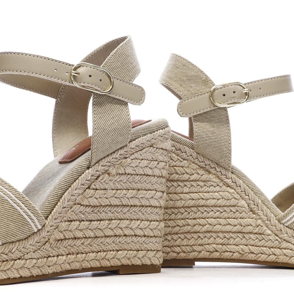 Sandales Compensées Beiges Femme Tommy Hilfiger FW0FW08668 7
