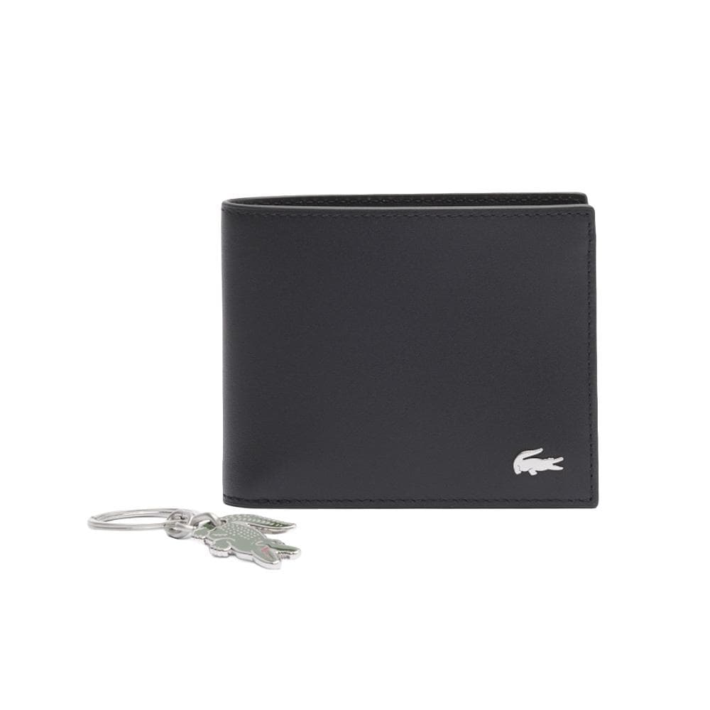 Portefeuille Noir Homme Lacoste farine 1