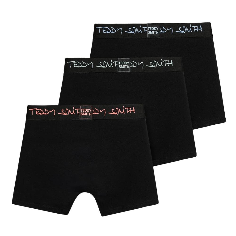 Lot de 3 Boxers Noirs Homme Teddy Smith Boxer 1TS/52/7 2