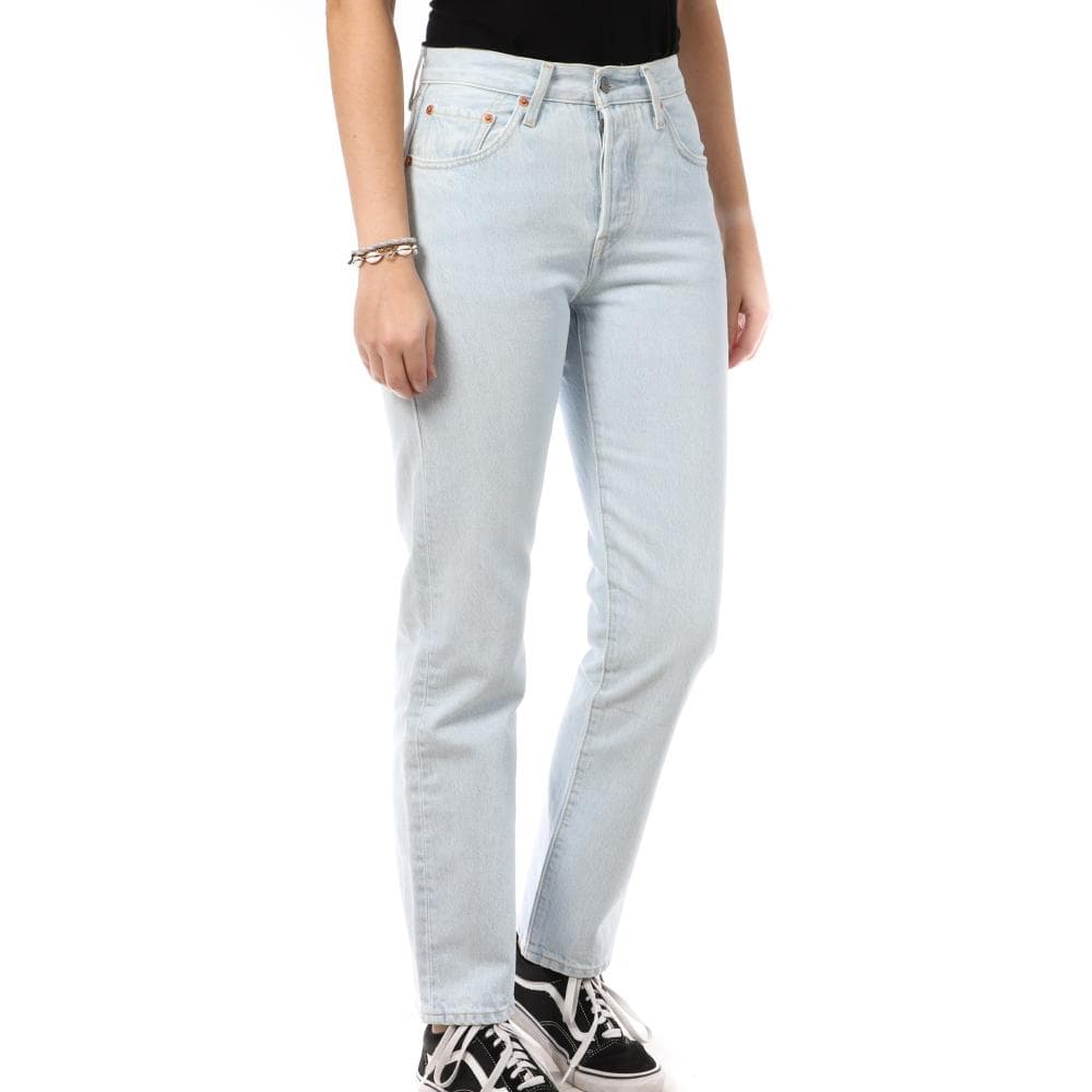Jean Bleu Droit Femme Levi's 501 1