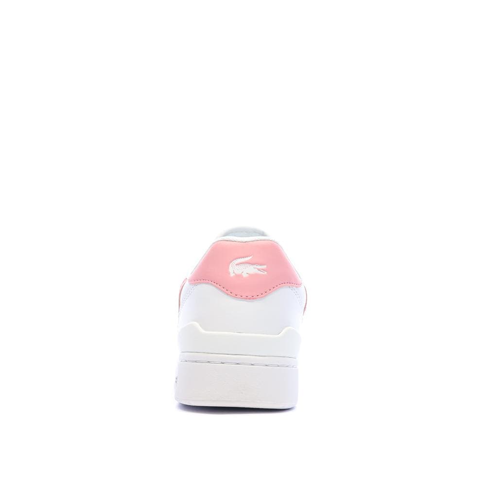 Baskets Blanc/Rose Femme Lacoste T-clip Set 224 3