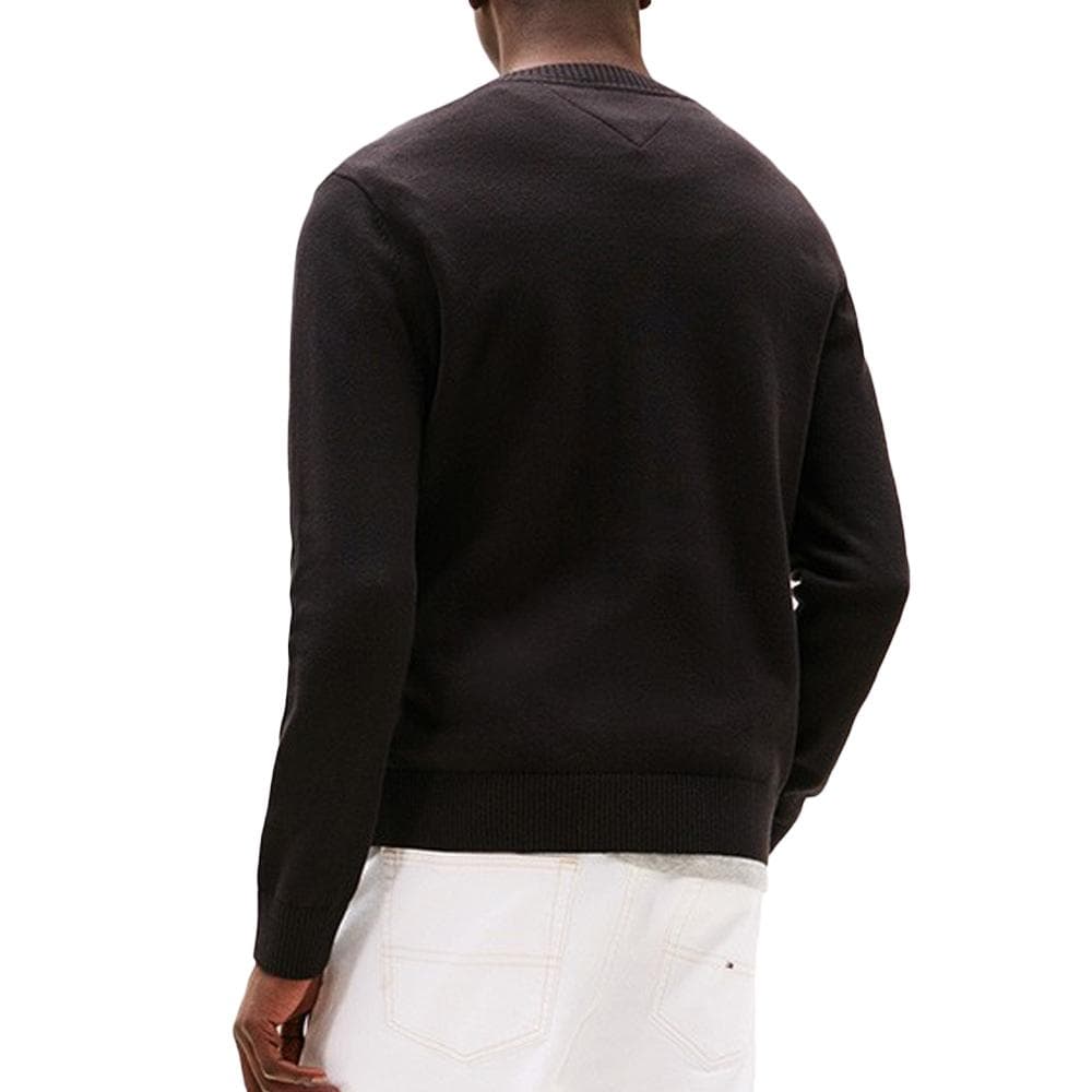 Pull Noir Homme Tommy Jeans Ess Light 2