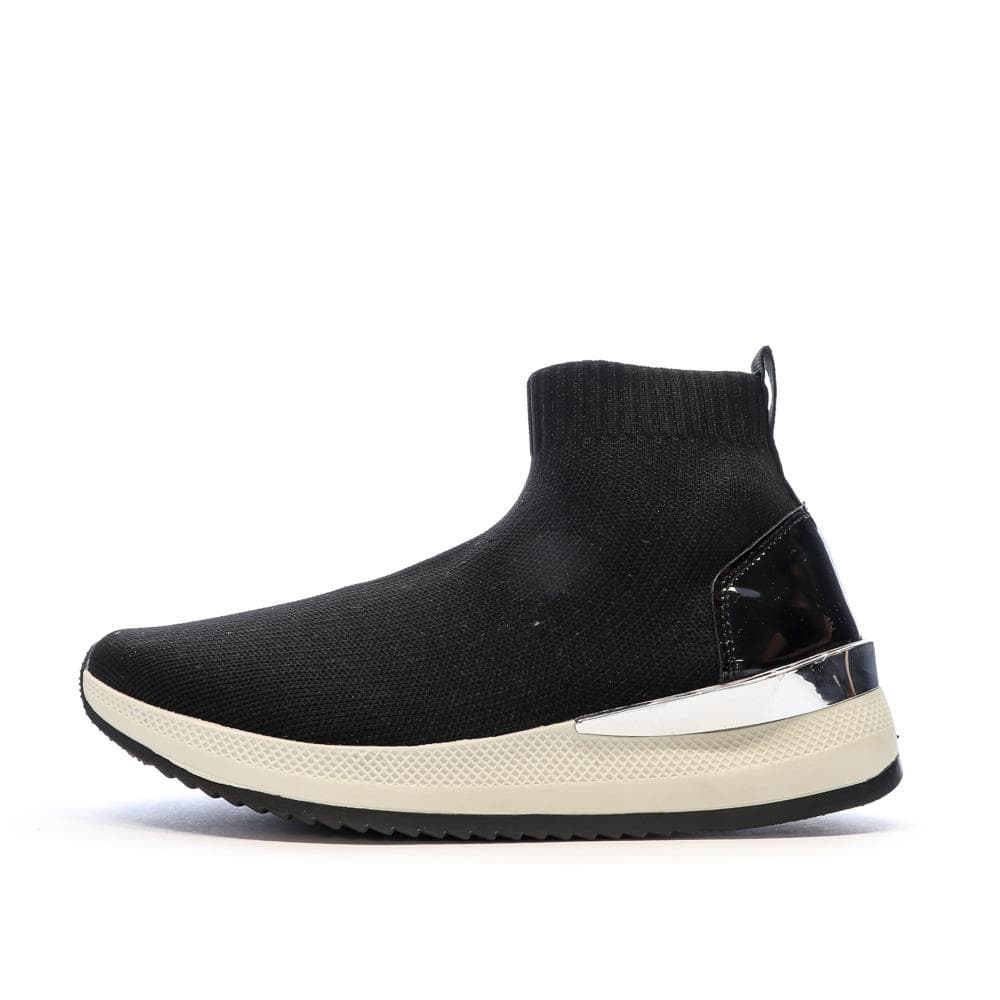 Baskets Noires Femme Eskandalo & Kaos Ankle 1