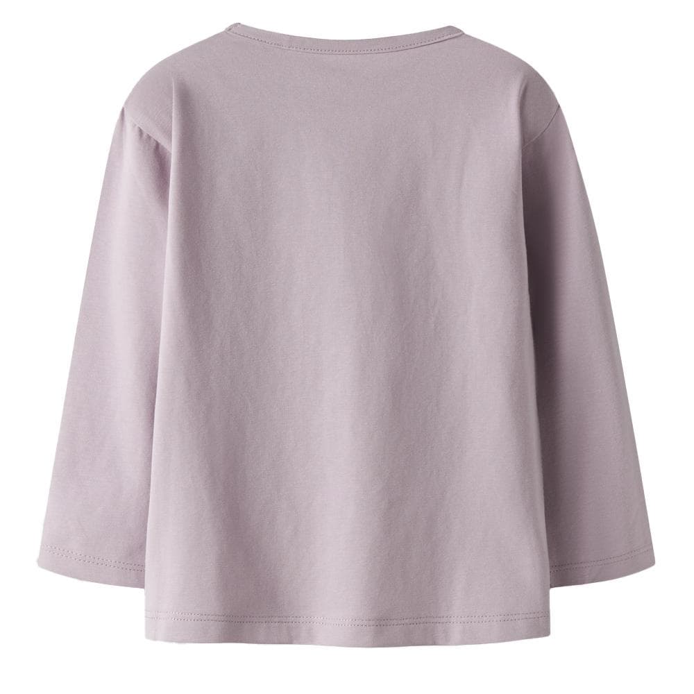 T-Shirt Manches Longues Mauve Fille Name it Fobba 2
