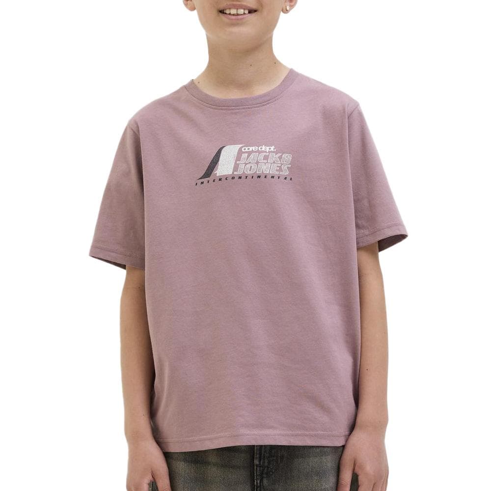 T-Shirt Rose Garçon Jack & Jones Cotier 1