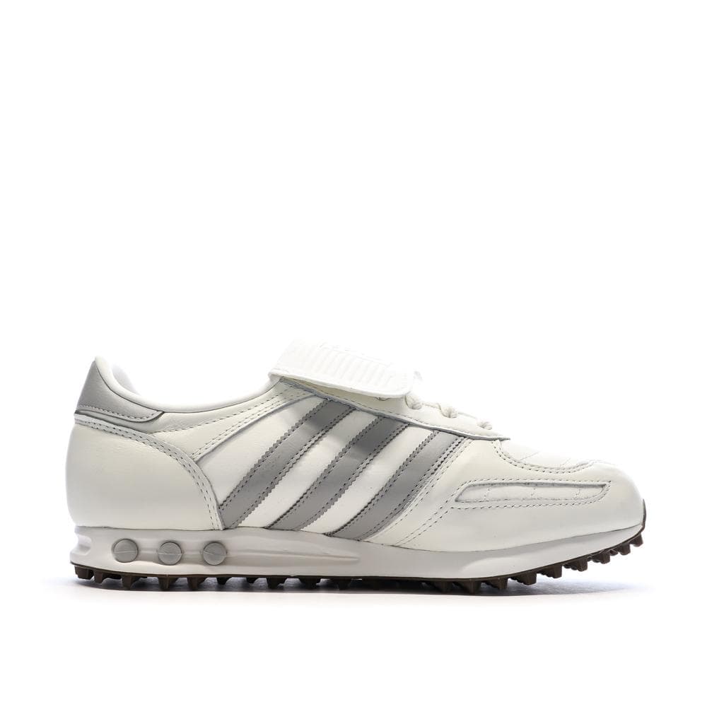 Baskets Blanc/Gris Homme Adidas La Trainer 2