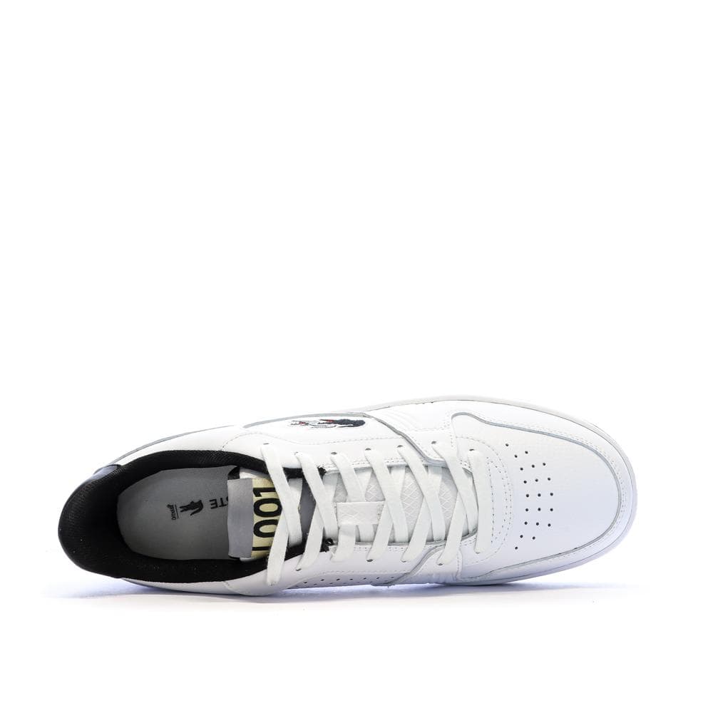 Baskets Blanc/Noir Homme Lacoste L001 4