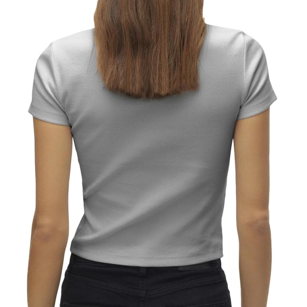 T-shirt Gris Femme Vero Moda Chloe 2