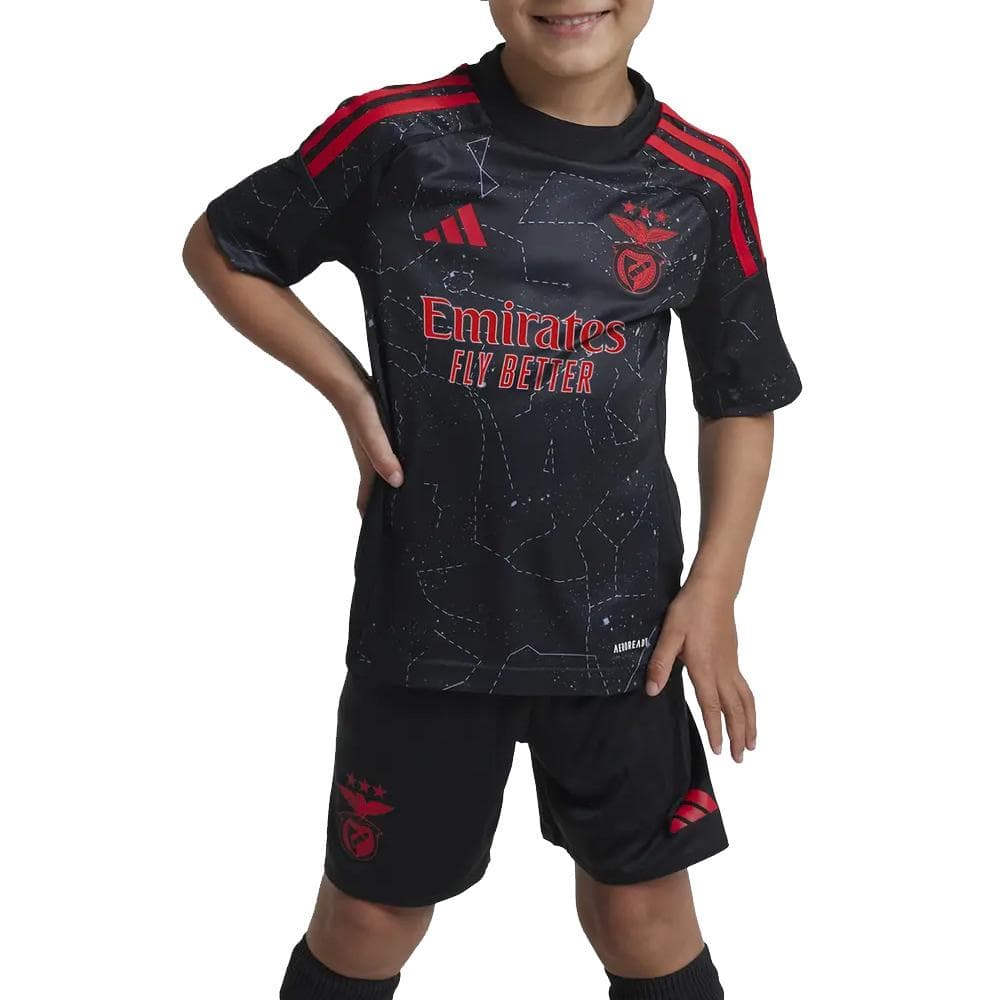 SL Benfica Mini-Kit Noir Junior Adidas 24/25 2