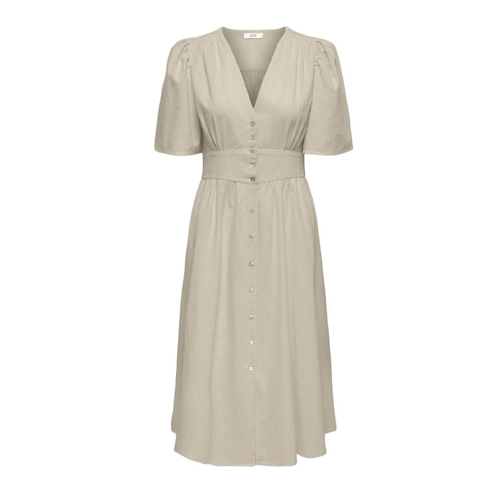 Robe Beige Femme JDY Nora 2/4 Midi 1