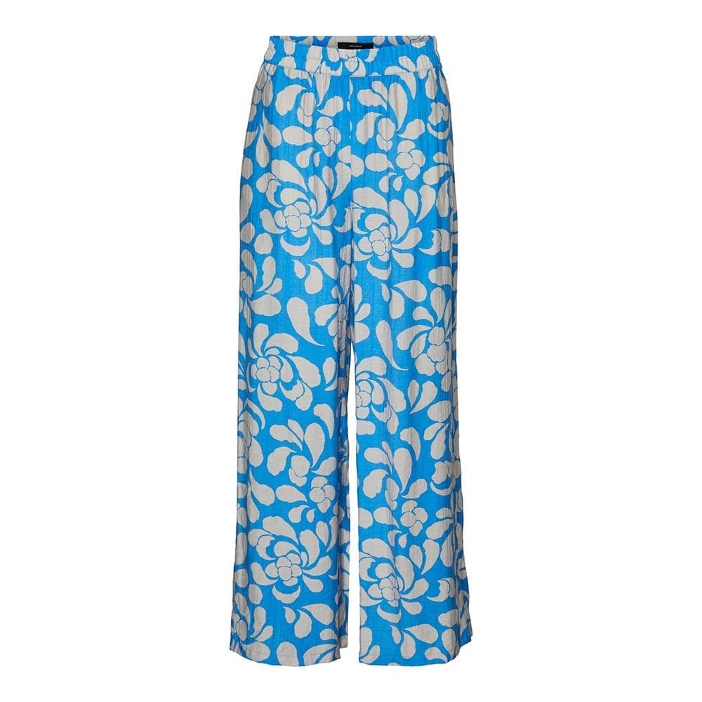 Pantalon fluide Bleu/Gris Femme Vero Moda Maja 1