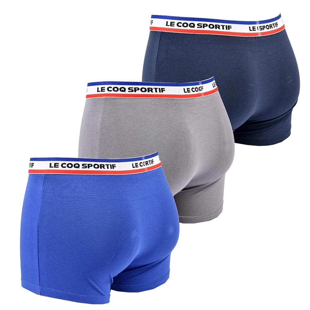 Lot de 3 Boxers Gris/Marine/Bleu Homme Le Coq Sportif Boxer 2