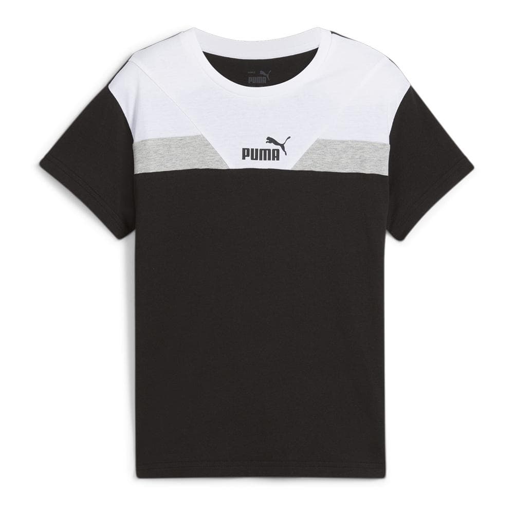 T-shirt Noir/Gris Garçon Puma Power Relaxed 1