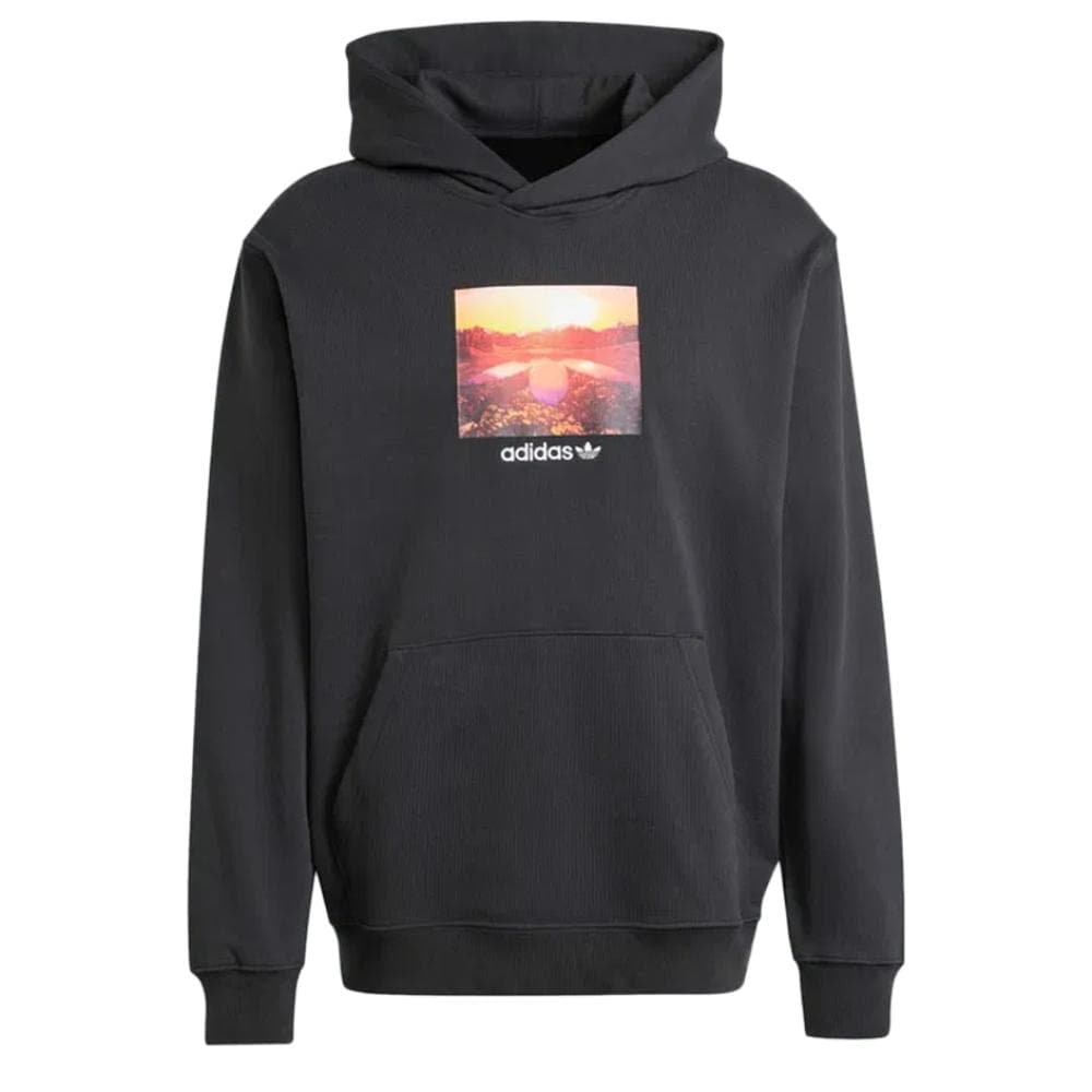 Sweat Gris Homme Adidas Graphic Hoodie 3