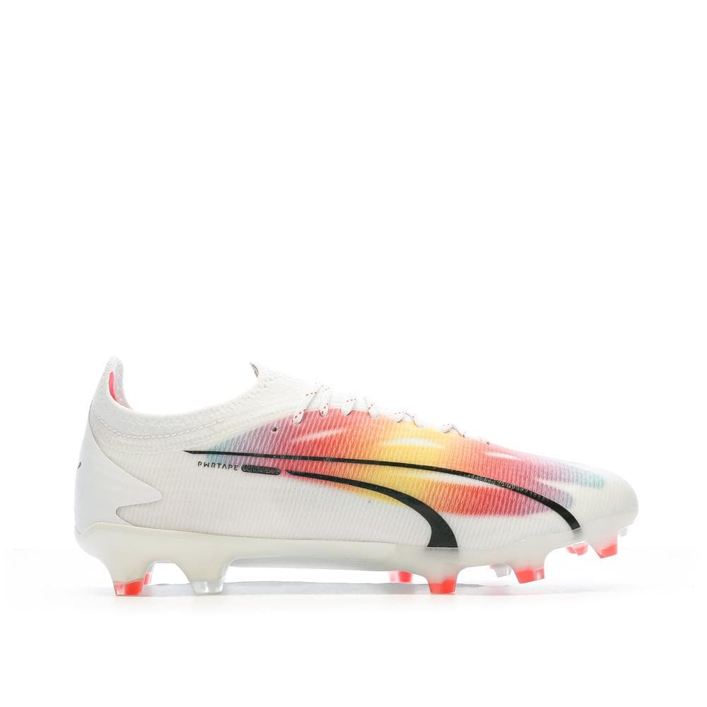 Chaussures de Football Blanches/Oranges Homme Puma Ultra Ultimate Fg/ag 2