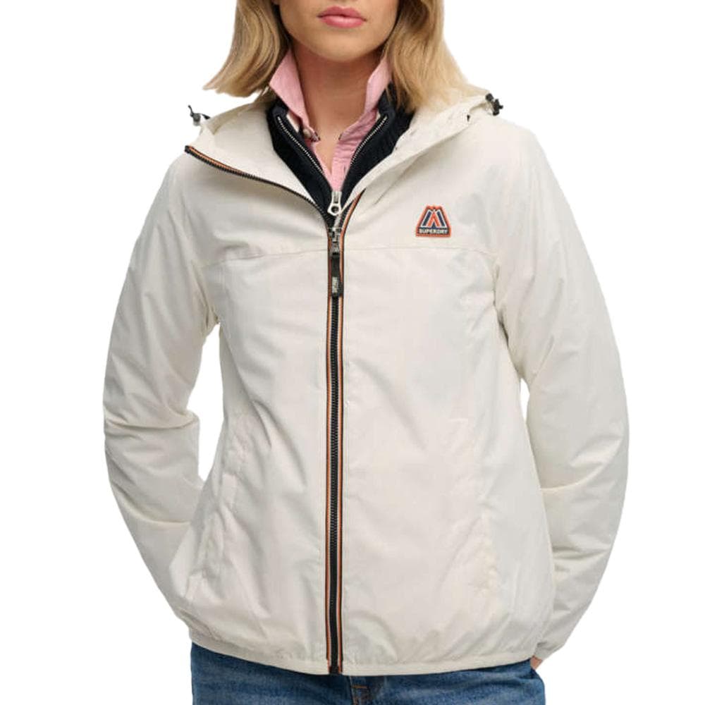 Veste de Pluie Blanche Femme Superdry Essential Tri Windbreaker 1