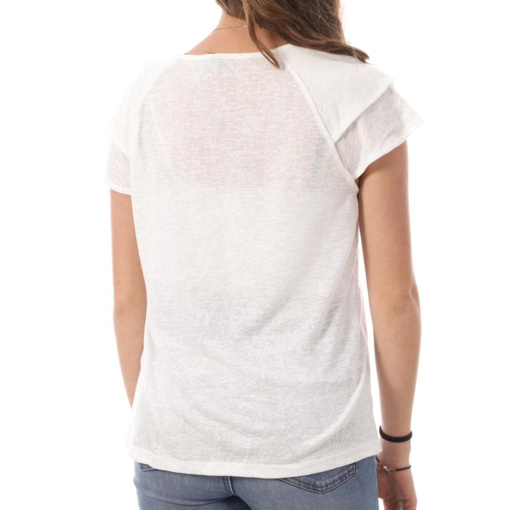 T-shirt Blanc Femme Vero Moda Lina 2