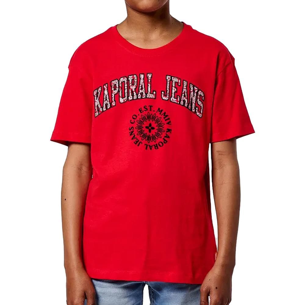T-Shirt Rouge Garçon Kaporal Olla 1