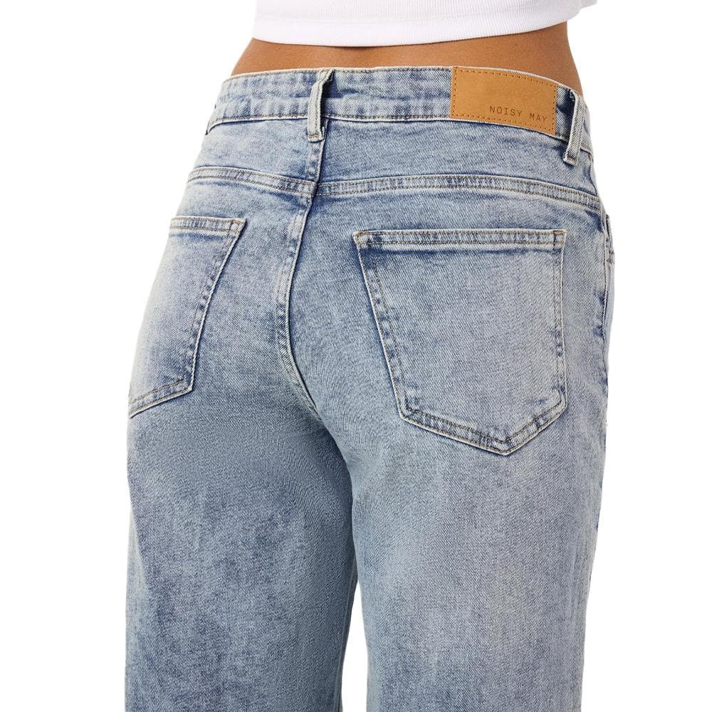 Jean Droit Bleu Femme Noisy May Landa 3