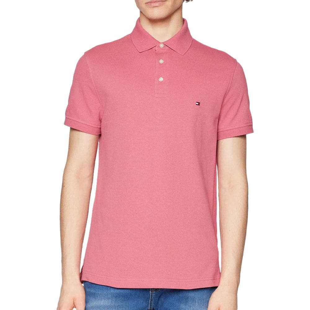 Polo Vieux Rose Homme Tommy Hilfiger 1985 Regular 1
