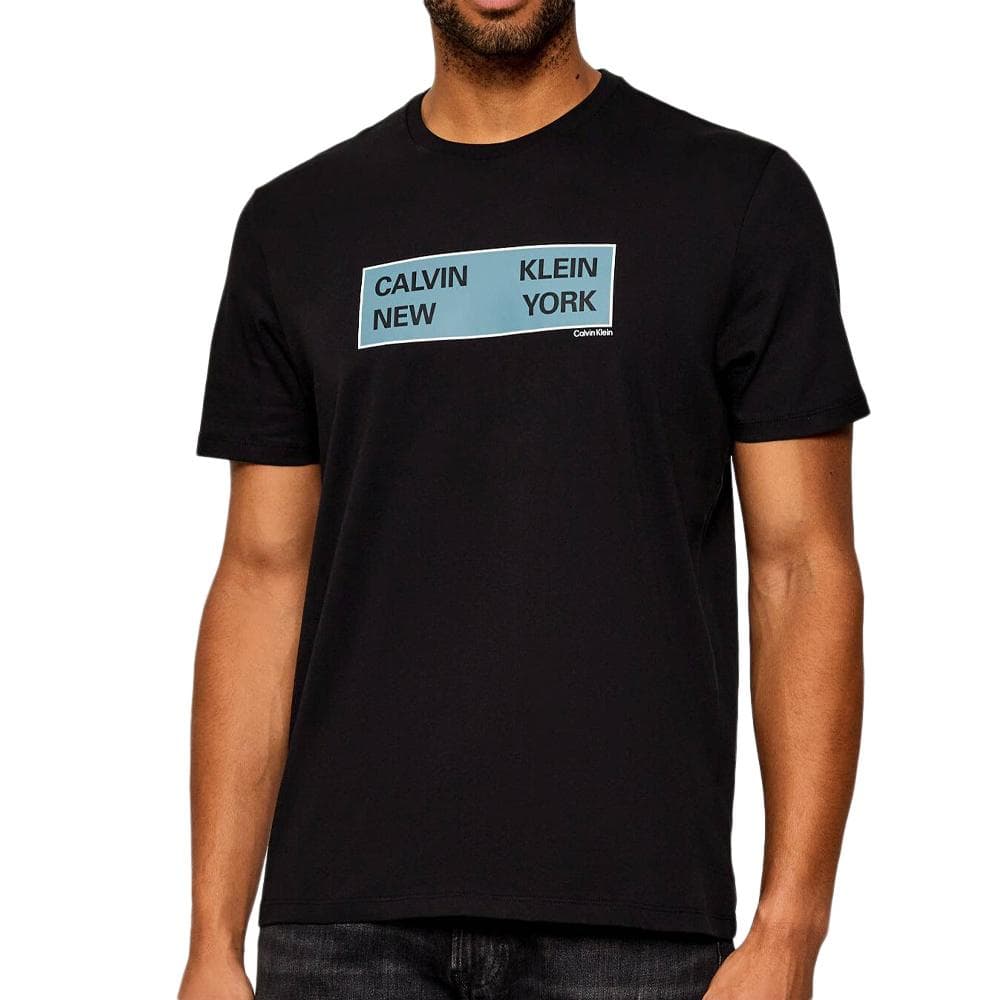 T-Shirt Noir Homme Calvin Klein Jeans Ckny LV04RD816G 1