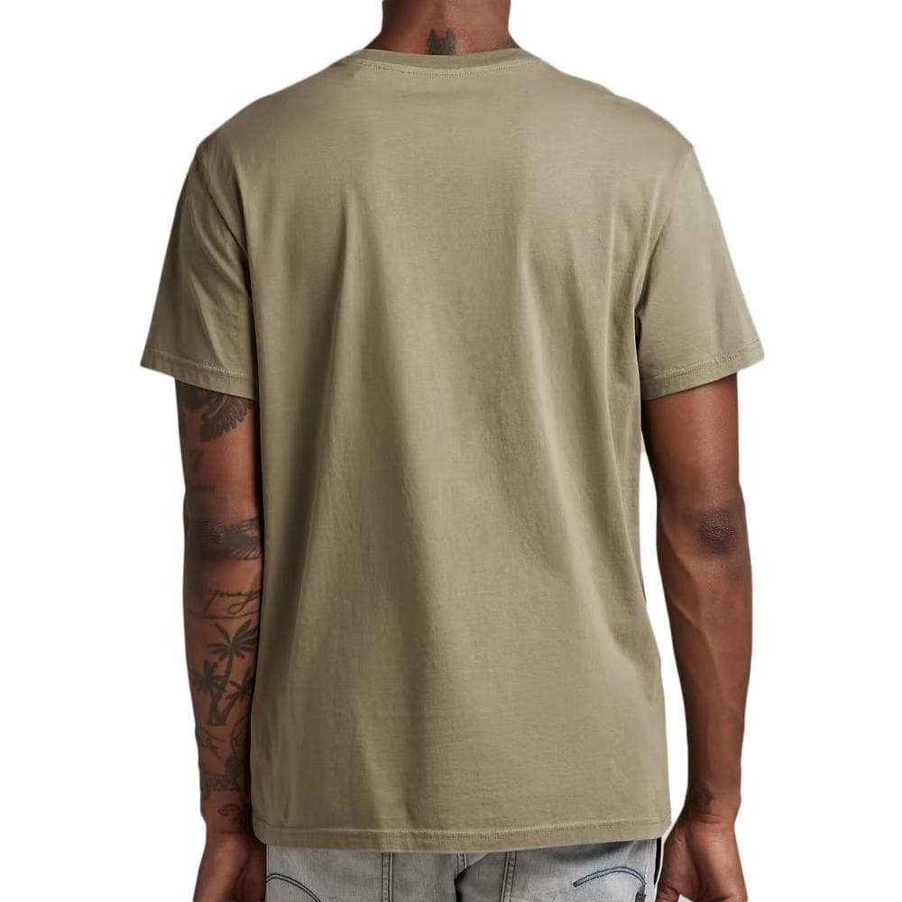 T-shirt Kaki Homme G-Star Raw D22776 2