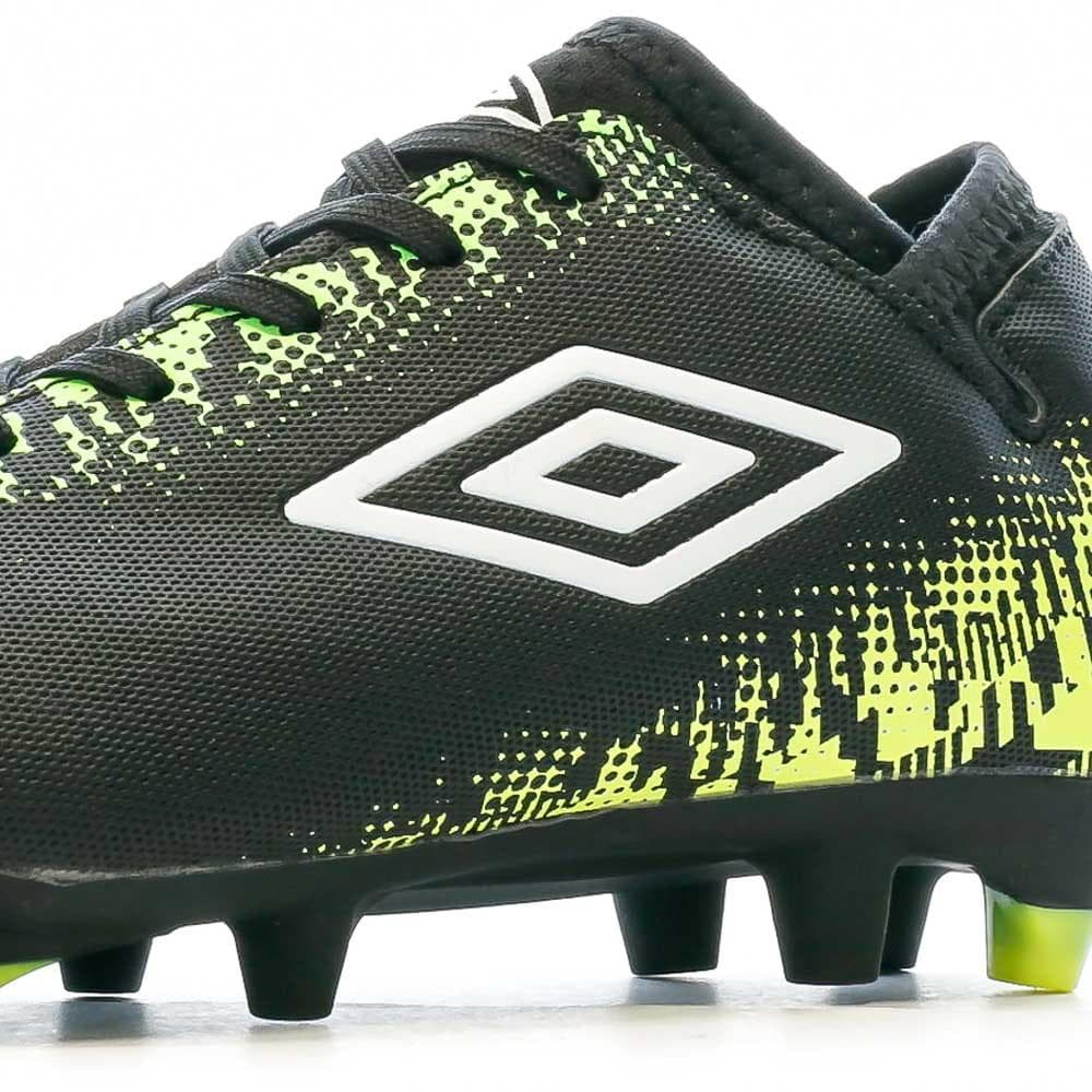 Chaussures football Noir/Jaune Garçon Umbro Form Net 7
