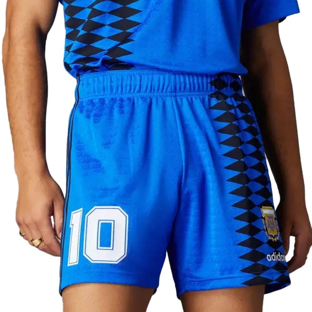 Argentine Short de Match Bleu Homme Adidas 1994 1