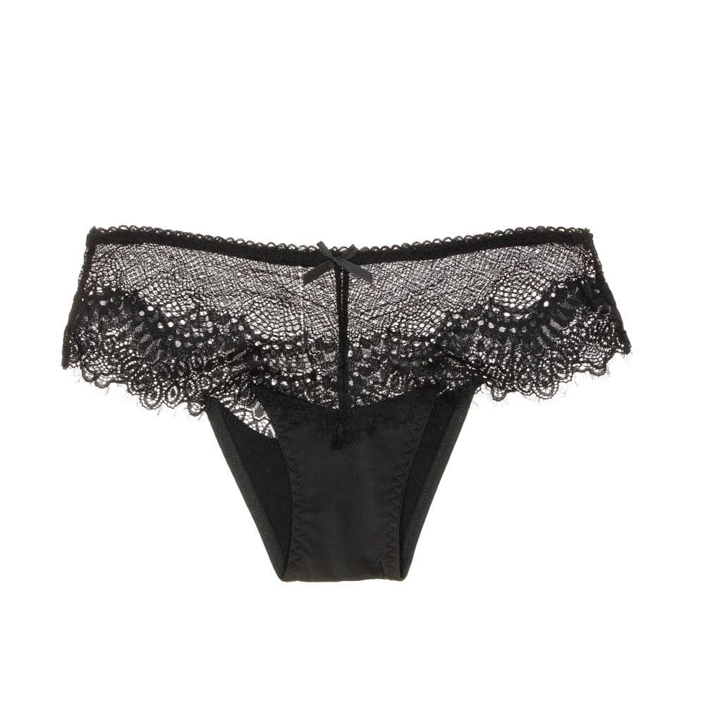 Tanga Noir Femme Les Petites Bombes MYO 1