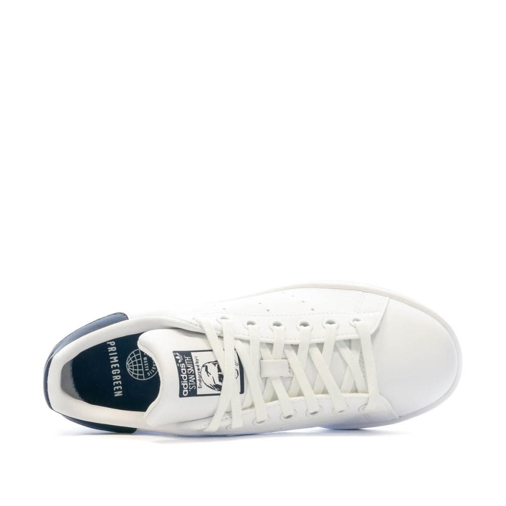 Baskets Blanches/Marine Fille/Femme Adidas Stan Smith 4