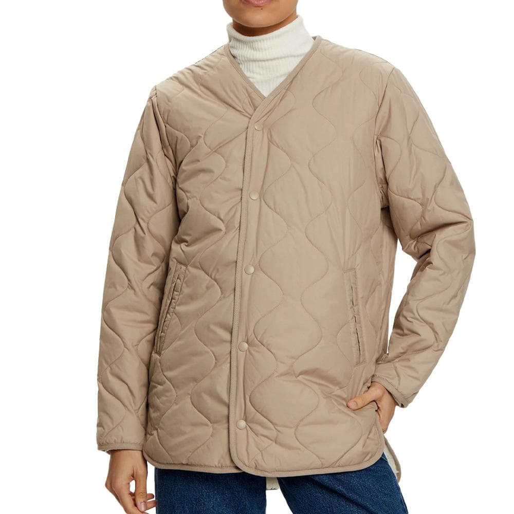 Blouson Beige Femme Converse Malden Liner 1