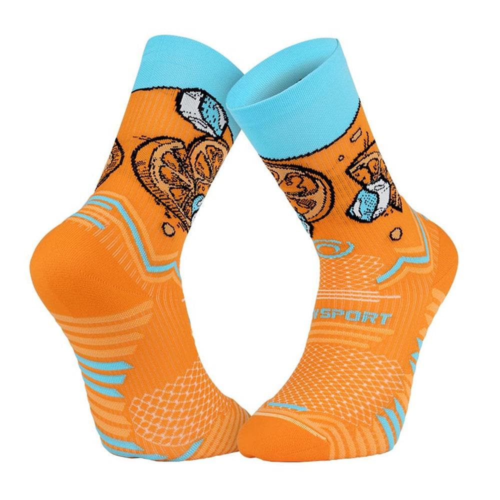 X1 Paires de Chaussettes Orange BV SPORT Trail Biere 1