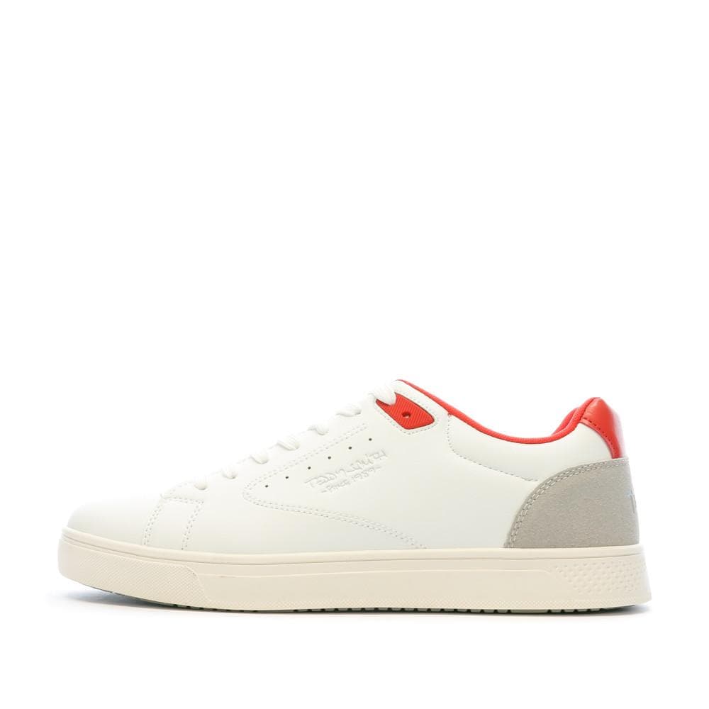 Baskets Blanches/Rouge Homme Teddy Smith 1642 1